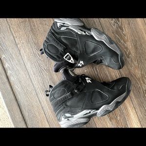 Jordan 8 black and grey